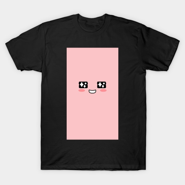 KakaoTalk Friends Apeach Face (카카오톡) T-Shirt by icdeadpixels